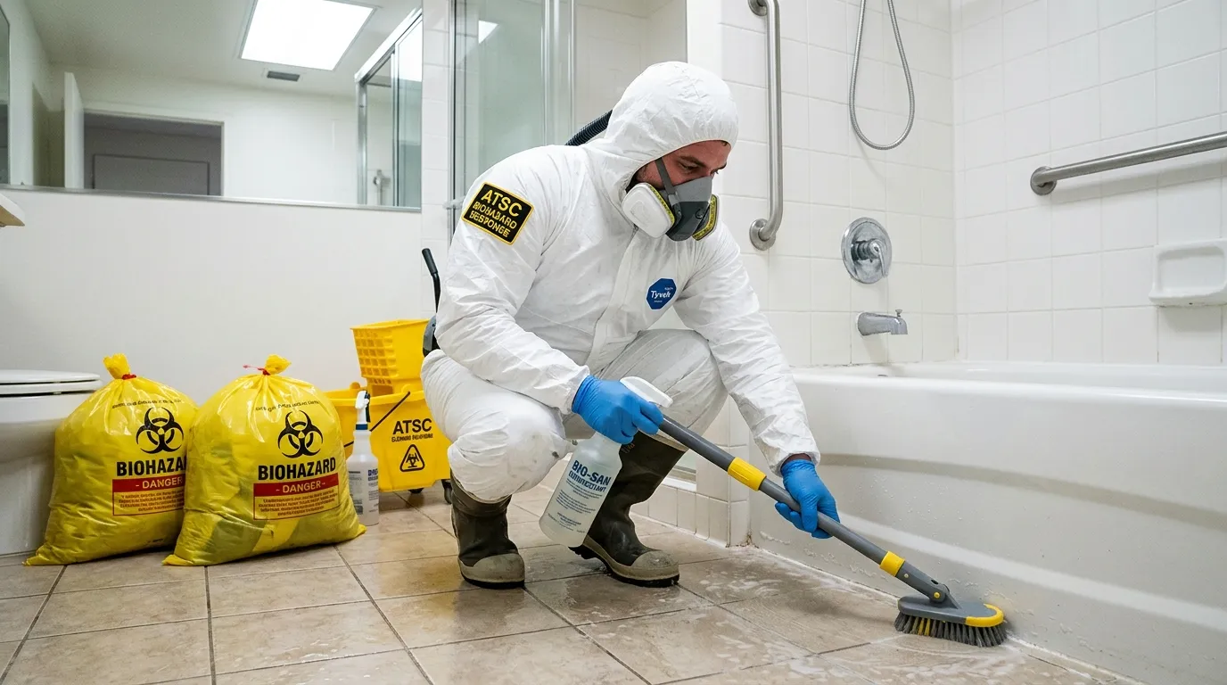 Decontamination equipment deployed for Blood Cleanup in Mountain Brook